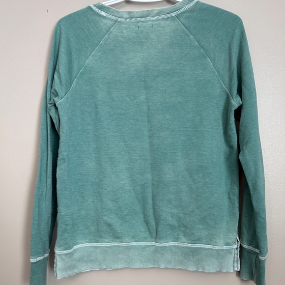 Teal Distressed Aerie Sweater - Picture 3 of 3
